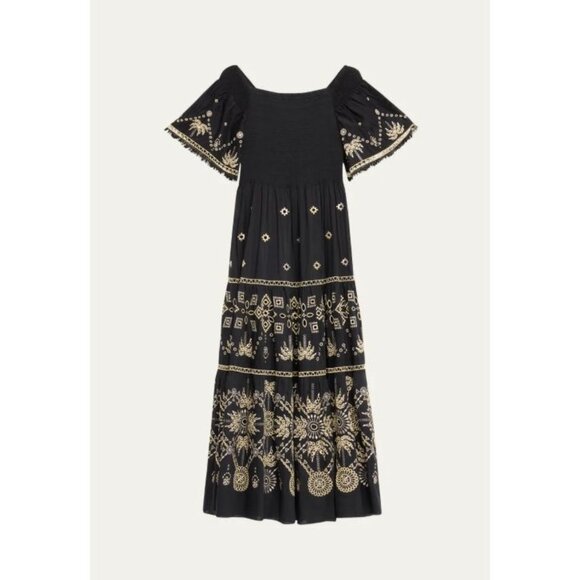 Kobi Halperin $698 Quinn Smocked Off-Shoulder Maxi Dress Size XL - Picture 2 of 5